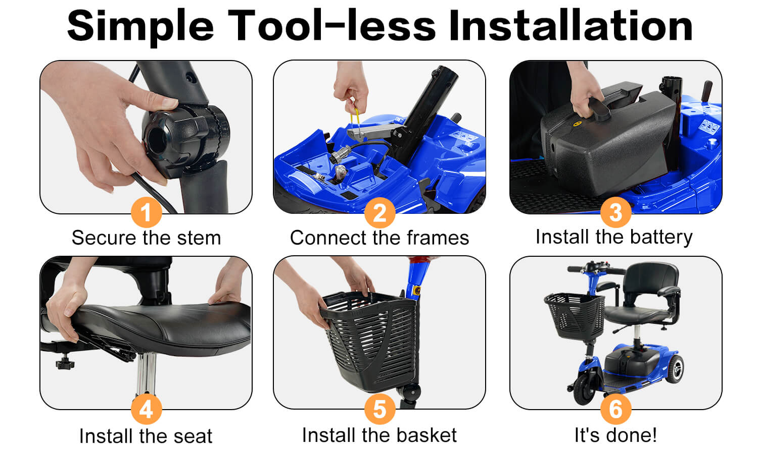 3-wheel_mobility_scooter_super_easy_assembly_instructions_with_no_tools_required