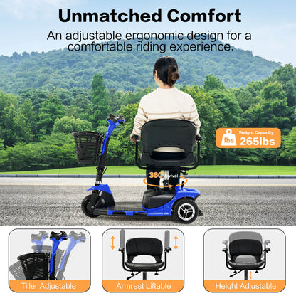 3_wheel_electric_mobility_scooter_for_seniors_travel_blue