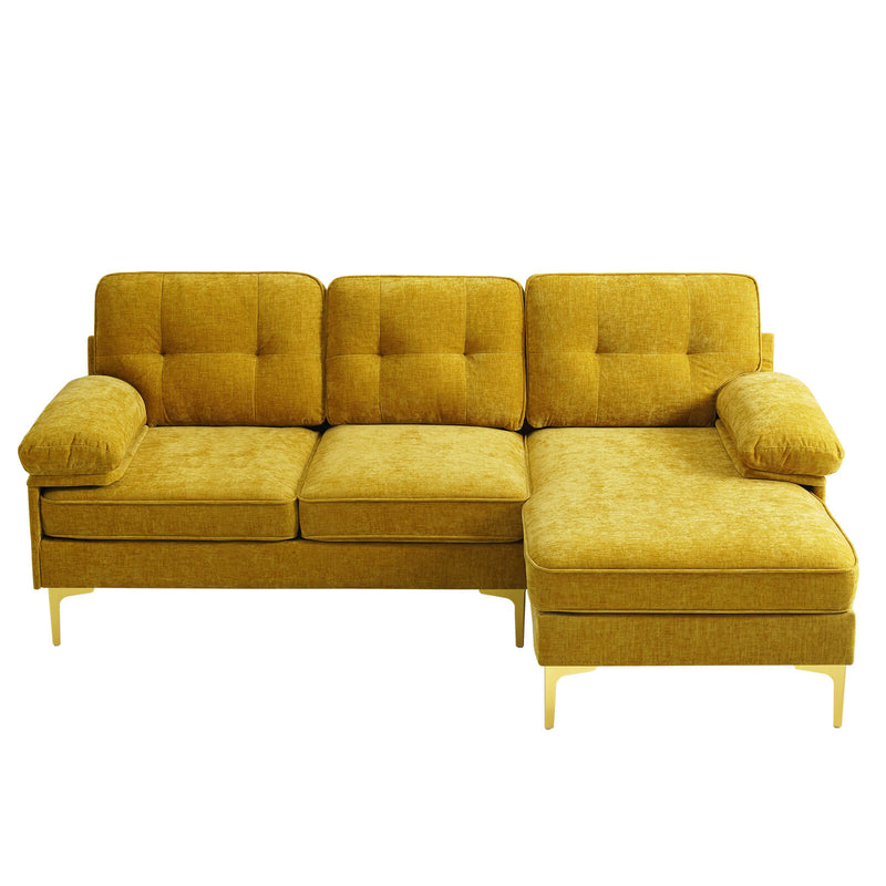 85'' Sectional Couch Sofa for Living Room with Reversible Chaise