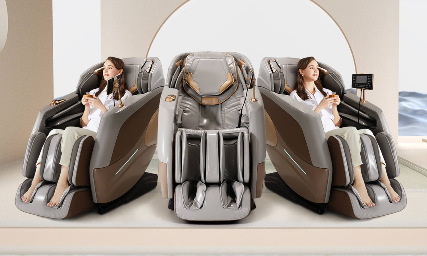 A_lady_sitting_in_the_massage_chair_and_you_can_see_the_front_and_side_of_the_massage_chair