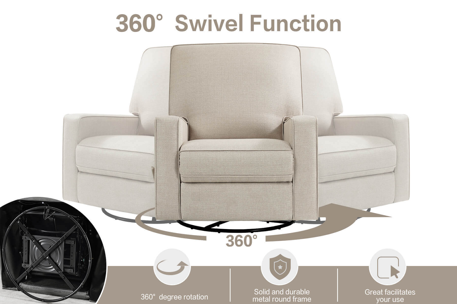 Sturdy_and_durable_steel_frame_supports_360°_rotation_of_the_Swivel_Glider_Recliner