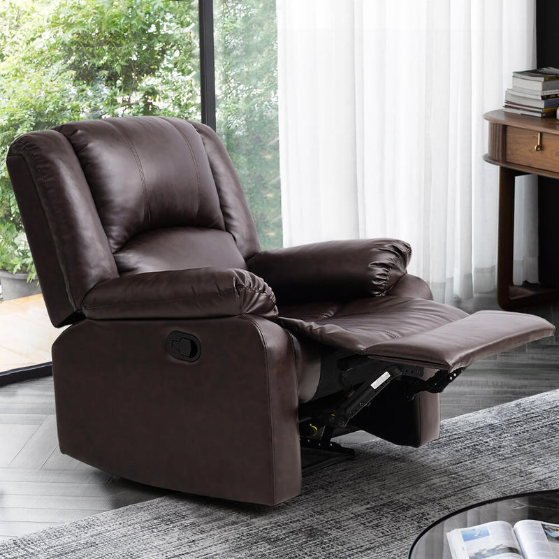 Asjmreye Leather Manual Chair