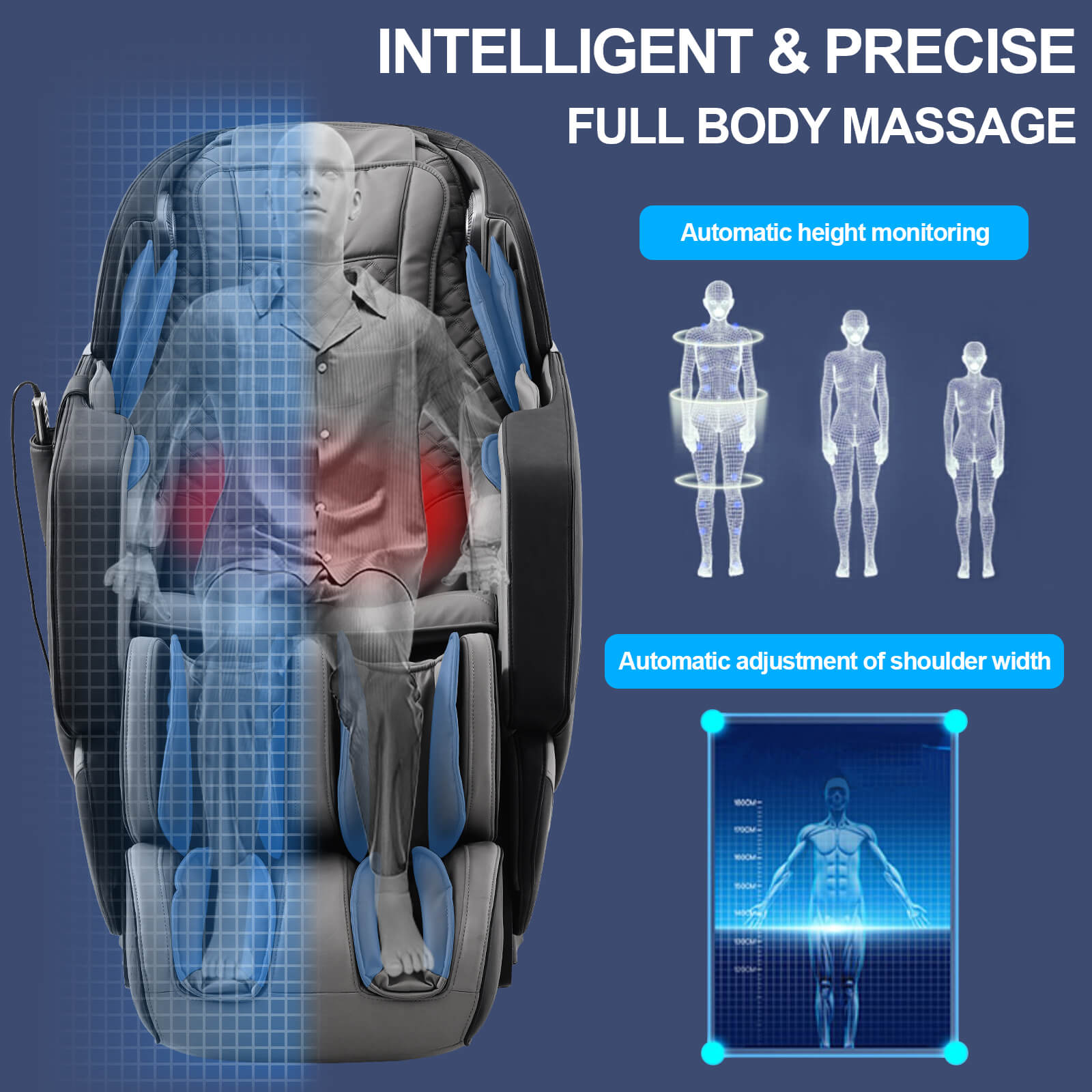 asjmreye 4d full body massage chair 